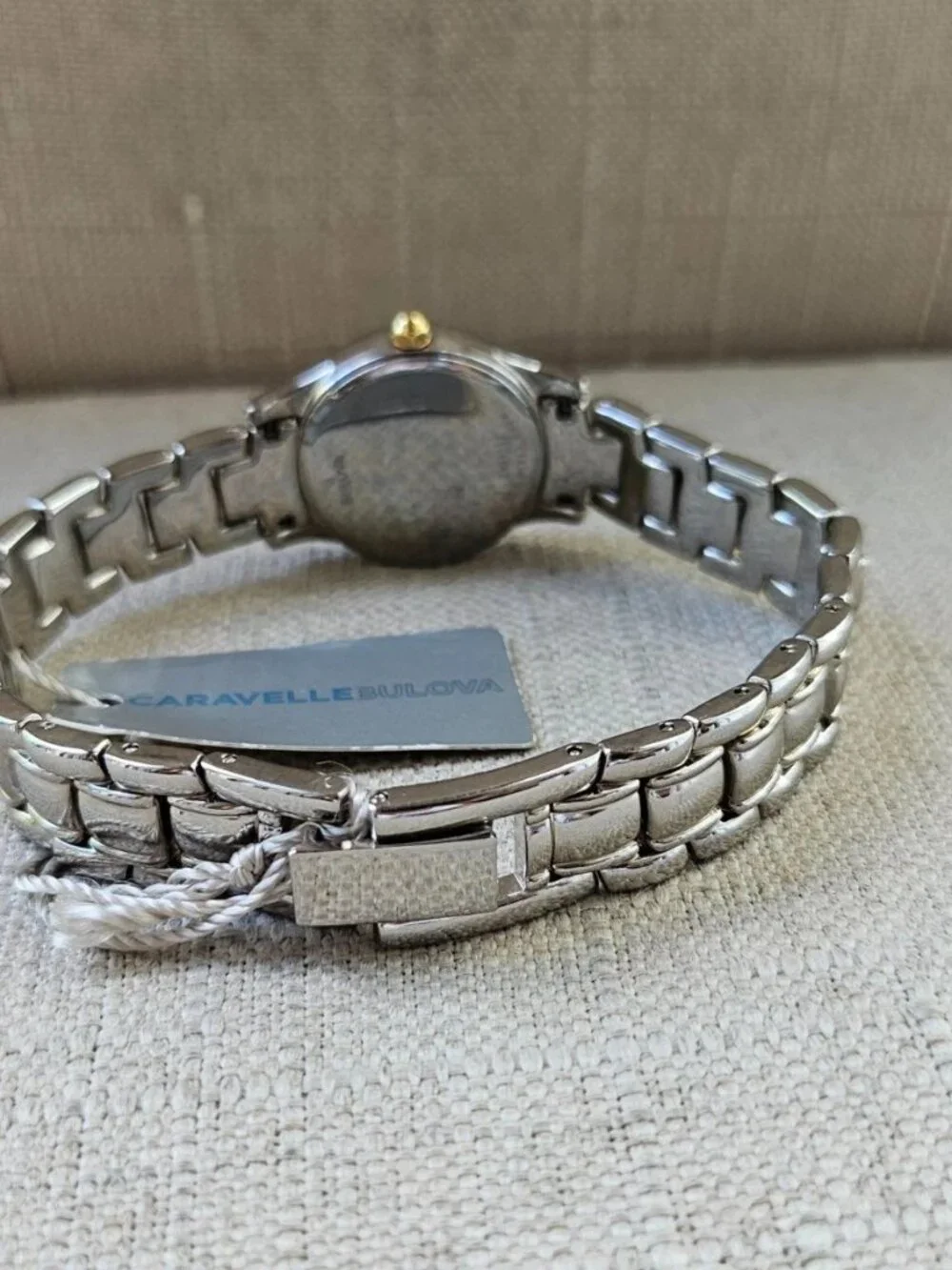 Caravelle by Bulova Women Wristwatch Silver Tone Quartz Analog Wrist Watch New